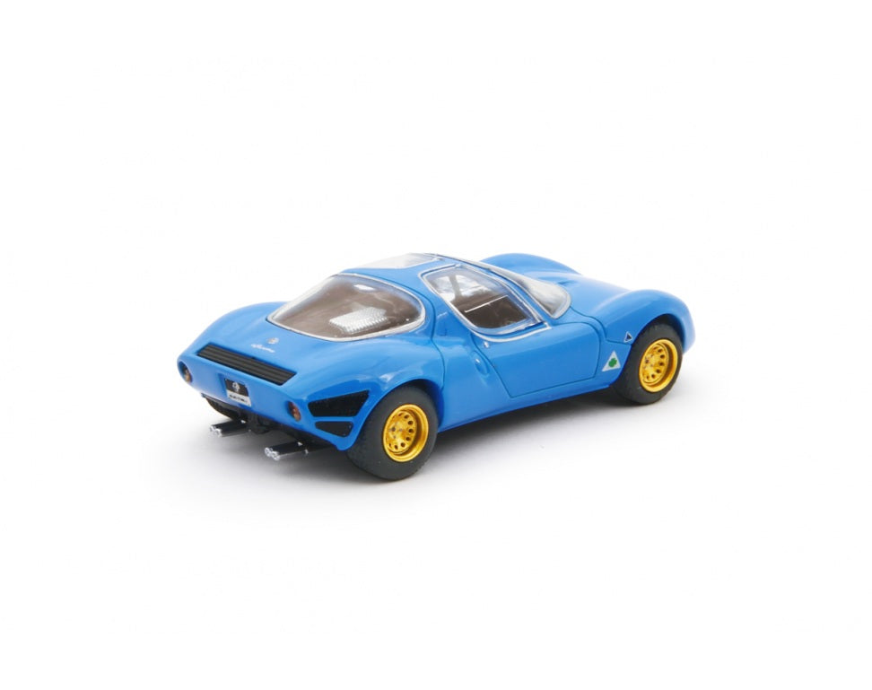 Alfa Romeo 33 Coupè Stradale 1967 Blu Prototipo - Laudoracing - Scala 1/64