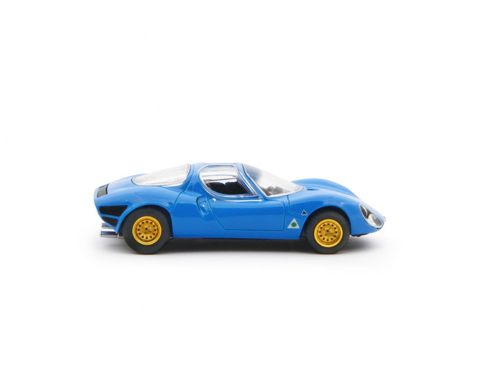 Alfa Romeo 33 Coupè Stradale 1967 Blu Prototipo - Laudoracing - Scala 1/64