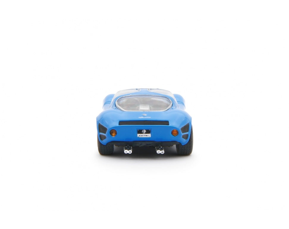 Alfa Romeo 33 Coupè Stradale 1967 Blu Prototipo - Laudoracing - Scala 1/64