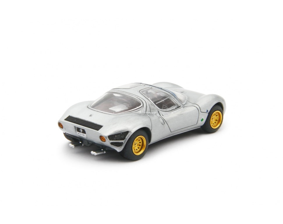 Alfa Romeo 33 Coupè Stradale 1967 Silver Prototipo - Laudoracing - Scala 1/64