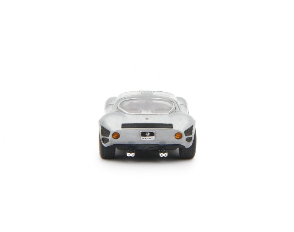 Alfa Romeo 33 Coupè Stradale 1967 Silver Prototipo - Laudoracing - Scala 1/64