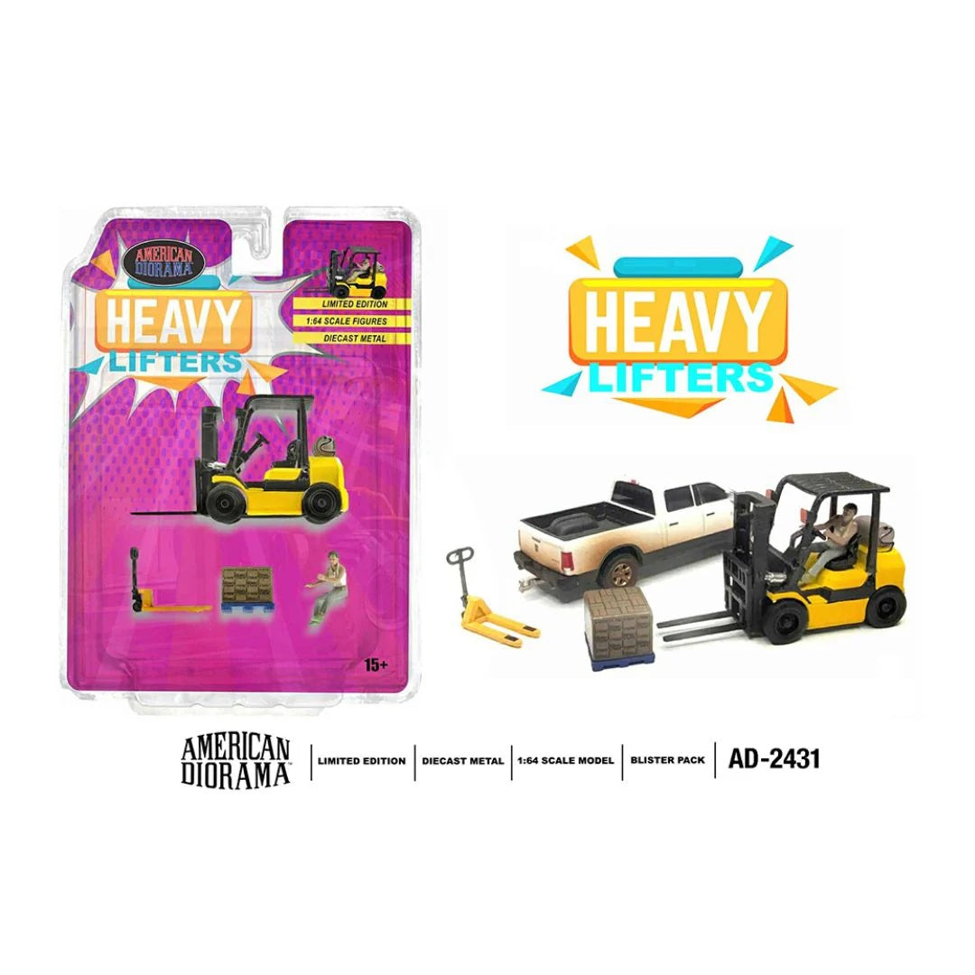 Heavy Lifters Figure Set - American Diorama - Scala 1/64 AD-2431