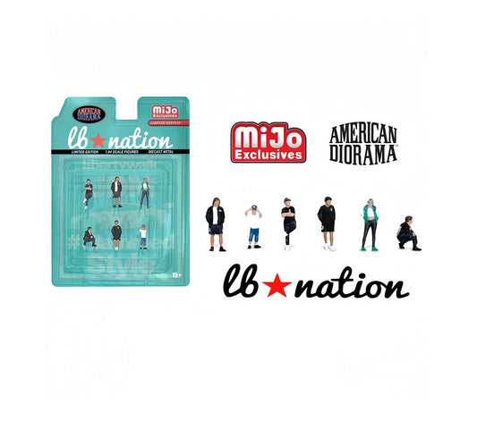 LB Nation - American Diorama - Car not included Scala 1/64 AD-2422MJ