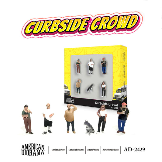 Curbside Crowd - American Diorama - Scala 1/64 AD-2429