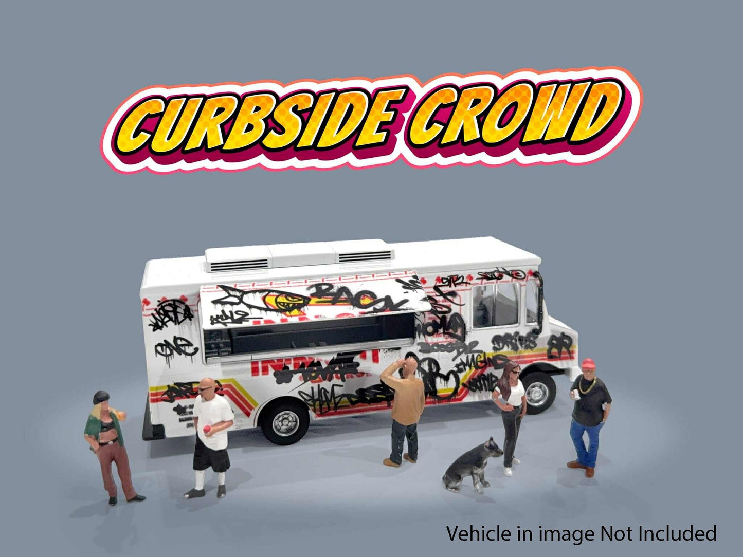Curbside Crowd - American Diorama - Scala 1/64 AD-2429