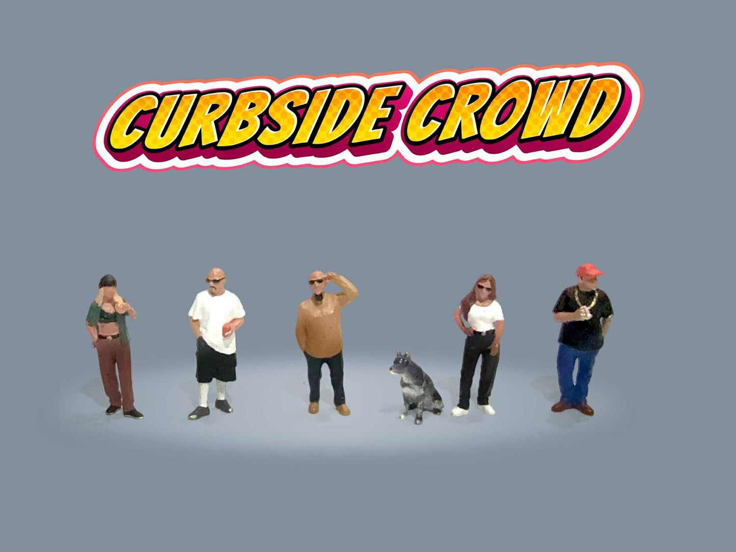 Curbside Crowd - American Diorama - Scala 1/64 AD-2429