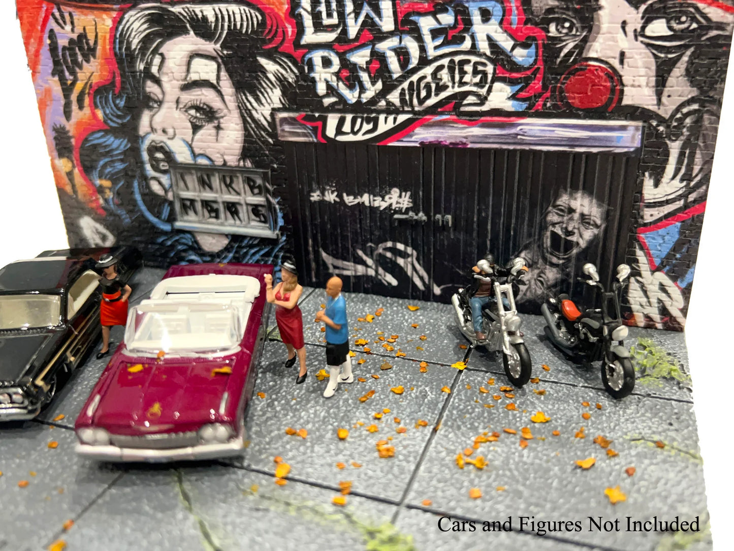 Street Art Diorama - LA Lowrider - American Diorama - Scala 1/64 AD-2423