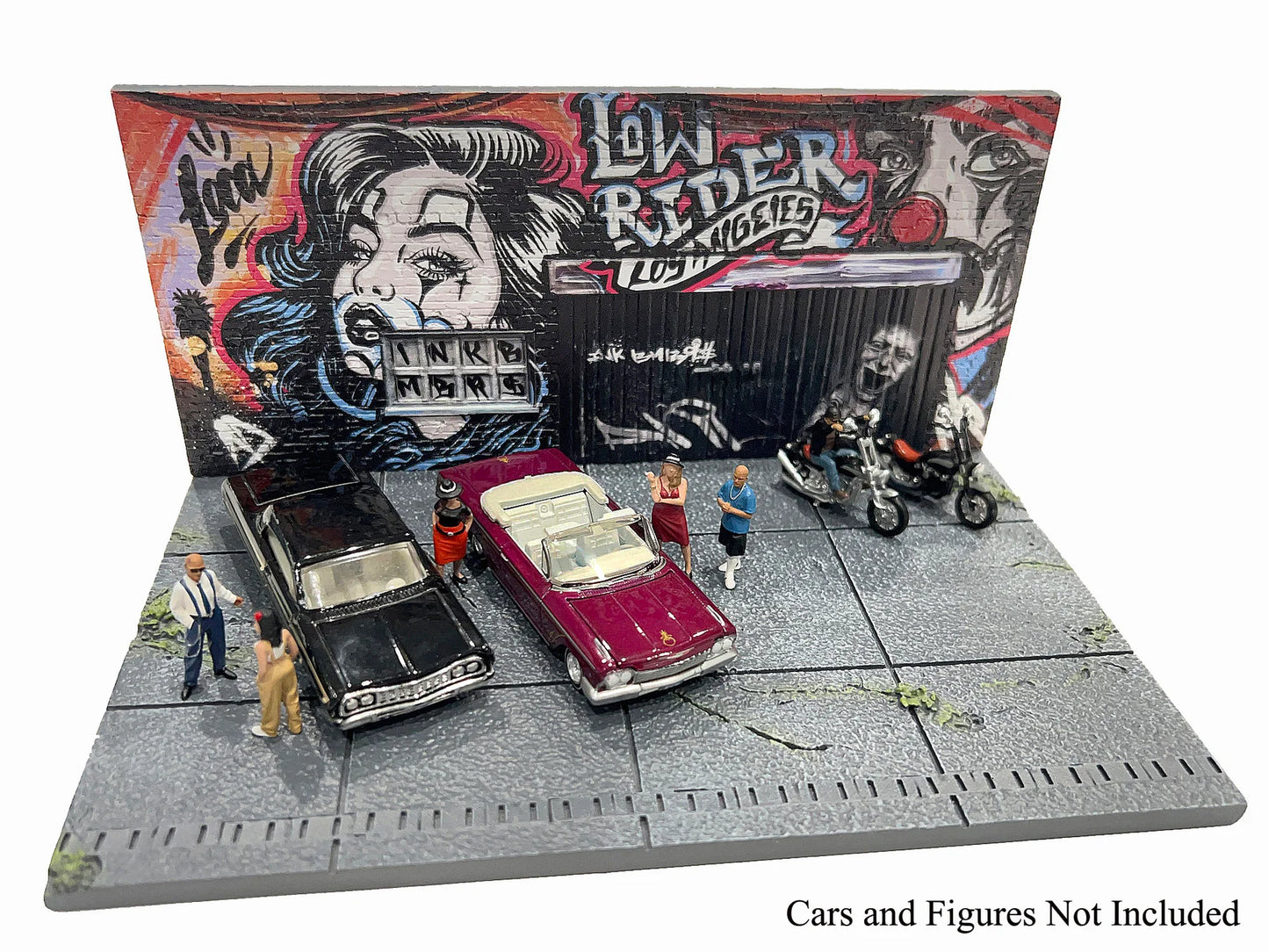 Street Art Diorama - LA Lowrider - American Diorama - Scala 1/64 AD-2423