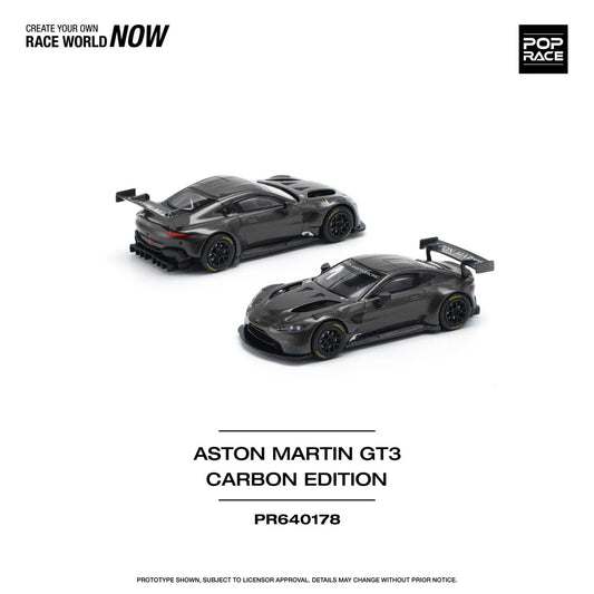 Aston Martin Vantage GT3 Carbon edition - Pop Race - Scala 1/64 PR64-178