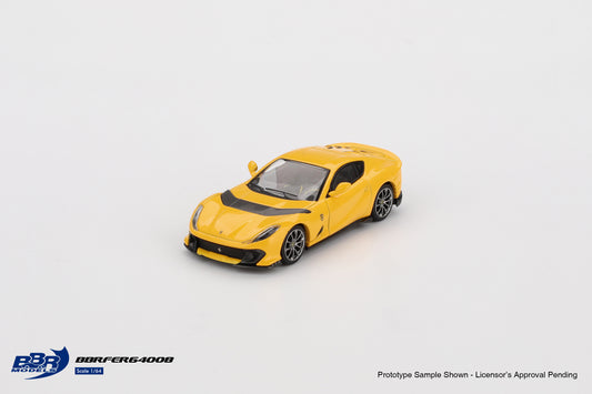 Ferrari 812 Giallo Modena Competizione 2021 - BBR Models - Scala 1/64 BBRFER64008