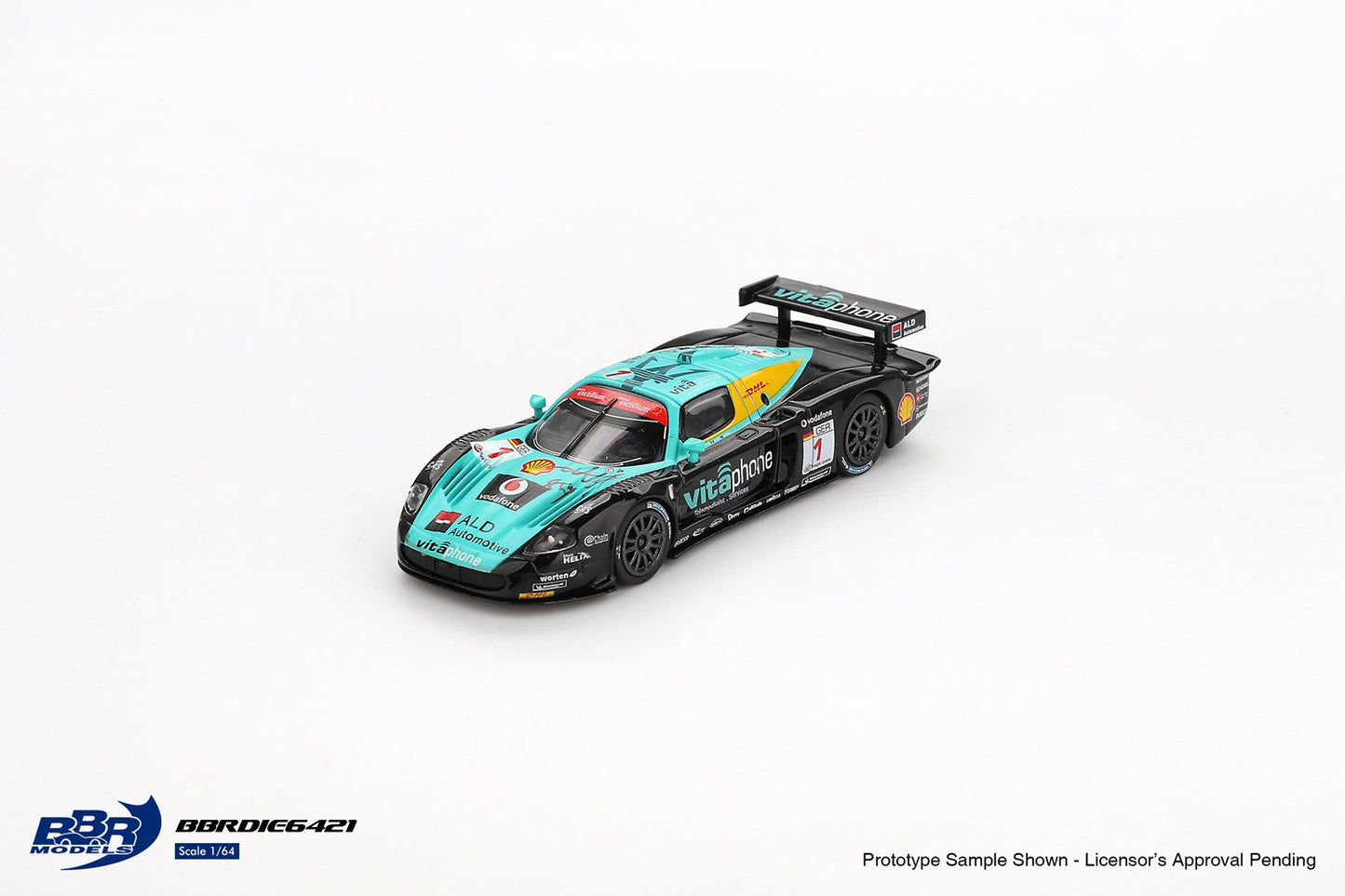 Maserati MC12 Competitione #1 Vitaphone Racing Team Spa 24 Hrs Winner 2008 - BBR Models - Scala 1/64 BBRDIE6421