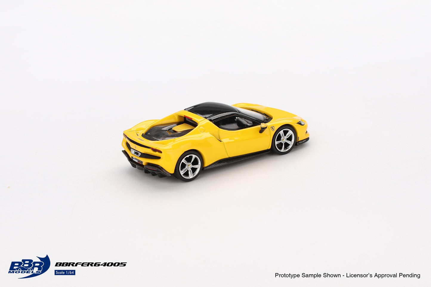 Ferrari 296 GTB Giallo Modena 2024 - BBR Models - Scala 1/64 BBRDIE64005