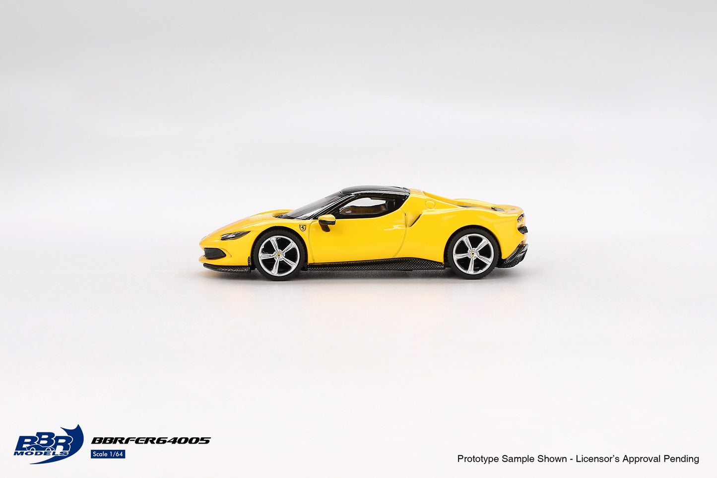 Ferrari 296 GTB Giallo Modena 2024 - BBR Models - Scala 1/64 BBRDIE64005
