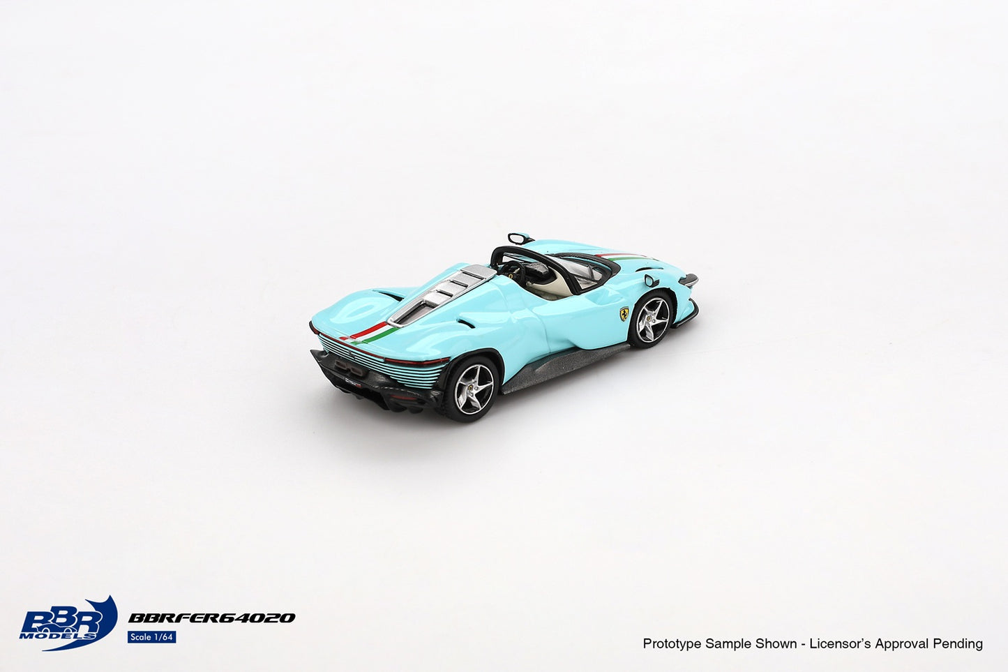 Ferrari Daytona SP3 Light Blue 2024 - BBR Models - Scala 1/64 BBRDIE64020 EAN