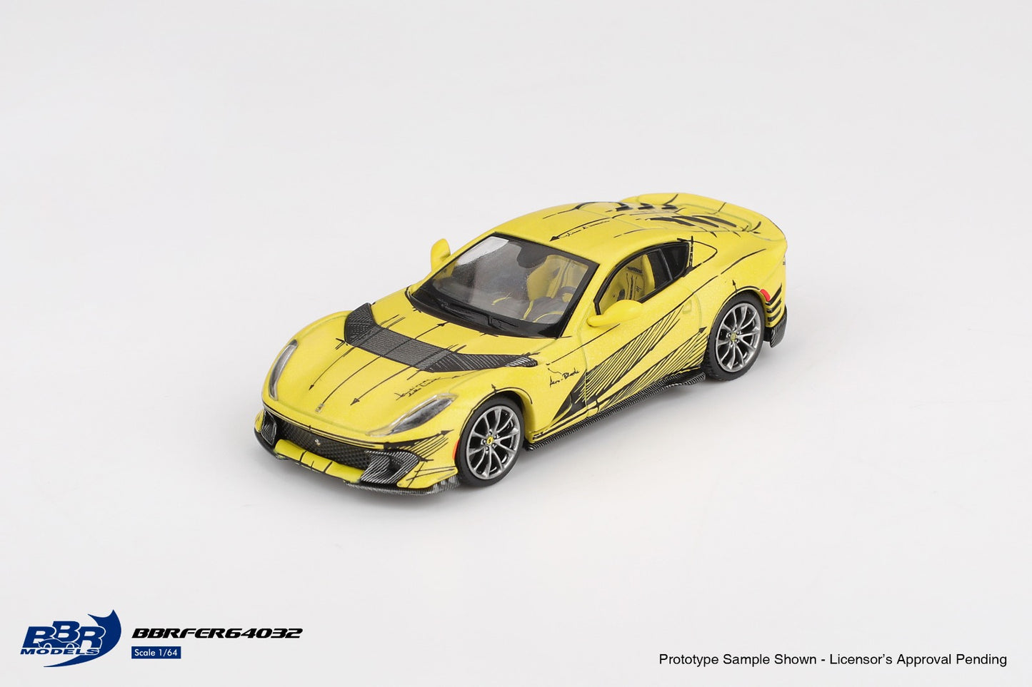 Ferrari 812 Competizione Tailor Made 2021 - BBR Models - Scala 1/64 BBRFER64032