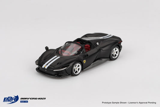 Ferrari Daytona SP3 matt Black 2024 - BBR Models - Scala 1/64 BBRFER64021