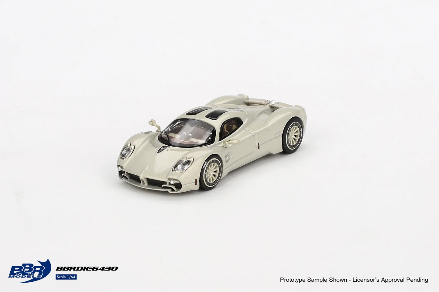 Pagani Utopia Presentation Grigio Rinascimento - BBR Models - Scala 1/64 BBRDIE6430