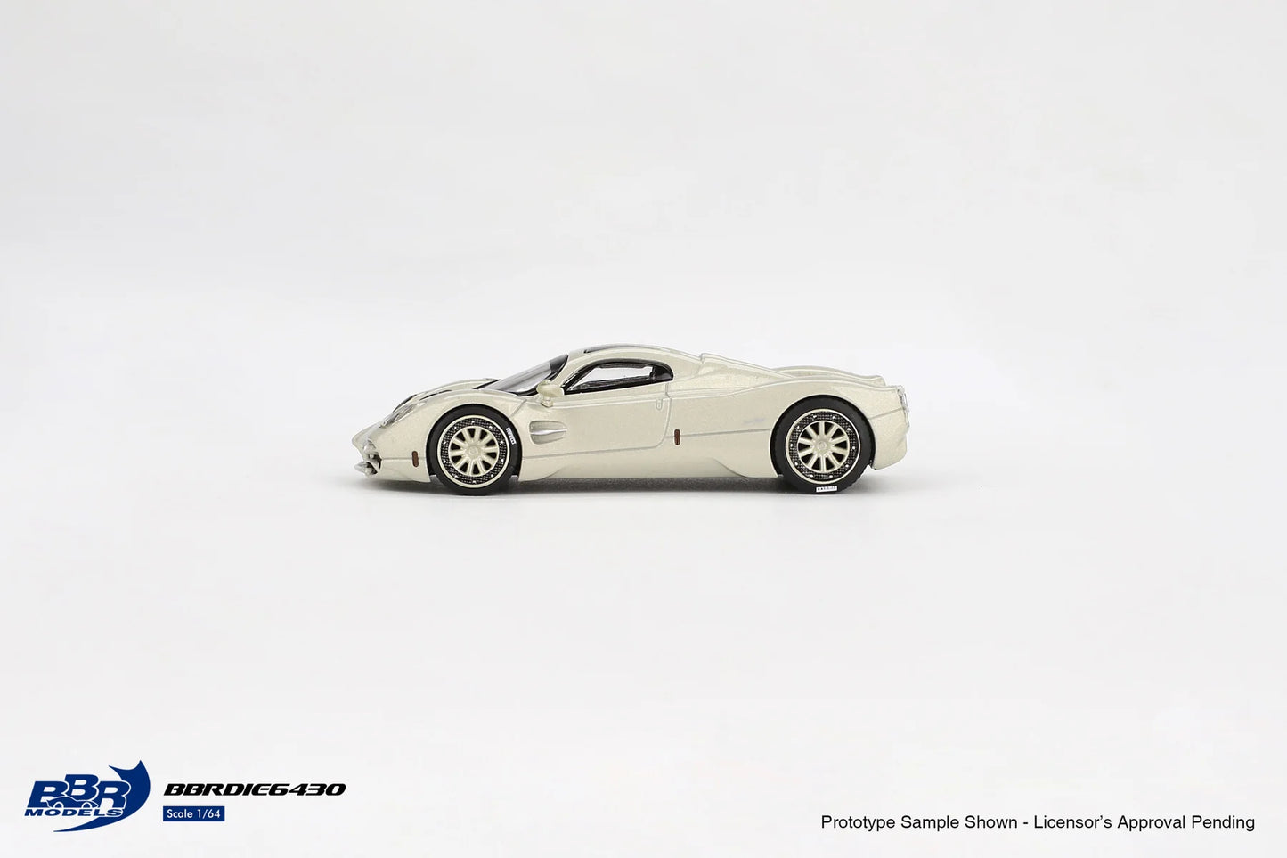 Pagani Utopia Presentation Grigio Rinascimento - BBR Models - Scala 1/64 BBRDIE6430