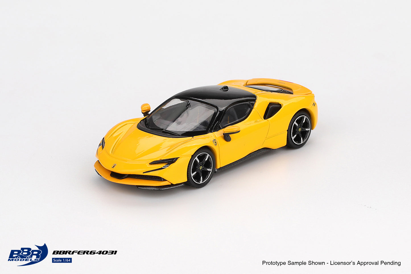 Ferrari SF90 Giallo Modena 2024 - BBR Models - Scala 1/64 BBRFER64031