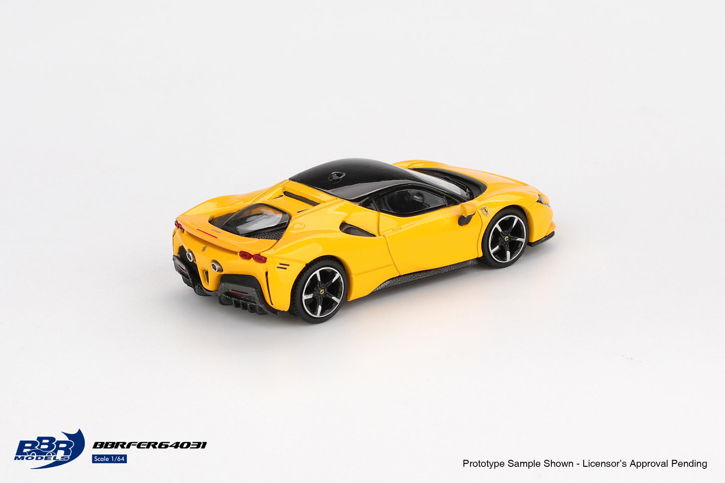 Ferrari SF90 Giallo Modena 2024 - BBR Models - Scala 1/64 BBRFER64031