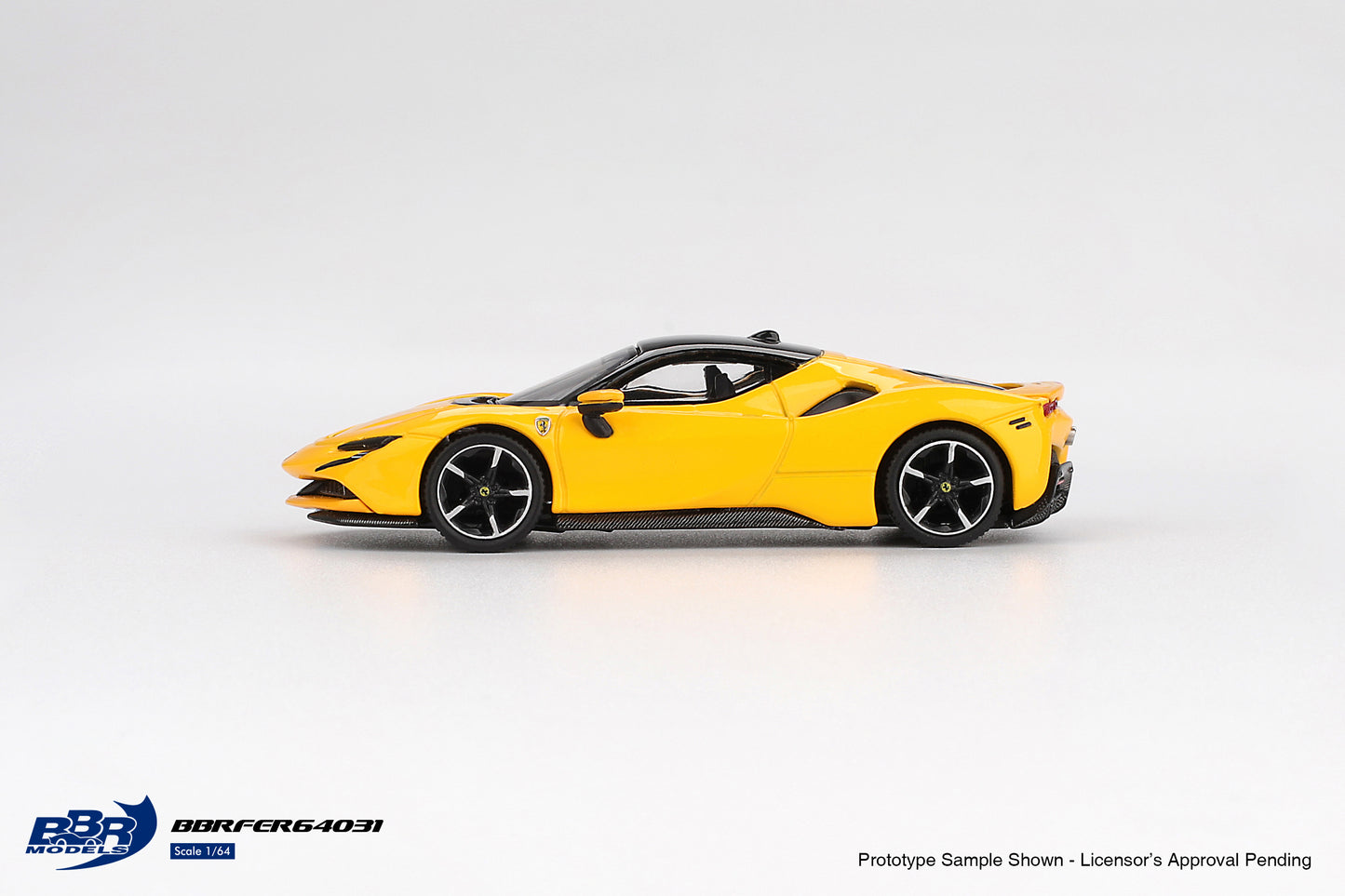Ferrari SF90 Giallo Modena 2024 - BBR Models - Scala 1/64 BBRFER64031