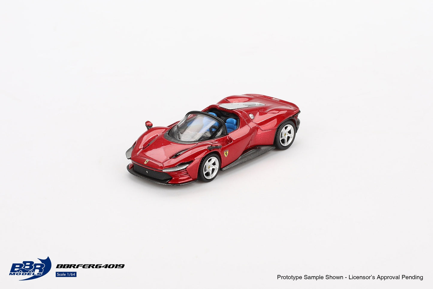 Ferrari Daytona SP3 Rosso Imola - BBR Models - Scala 1/64 BBRFER64019