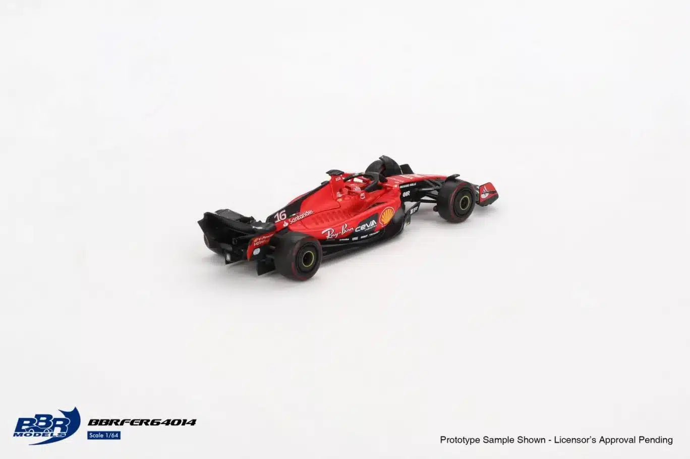 Ferrari SF23 #16 Charles Leclerc Bahrain GP 2023 - BBR Models - Scala 1/64 BBRFER64014