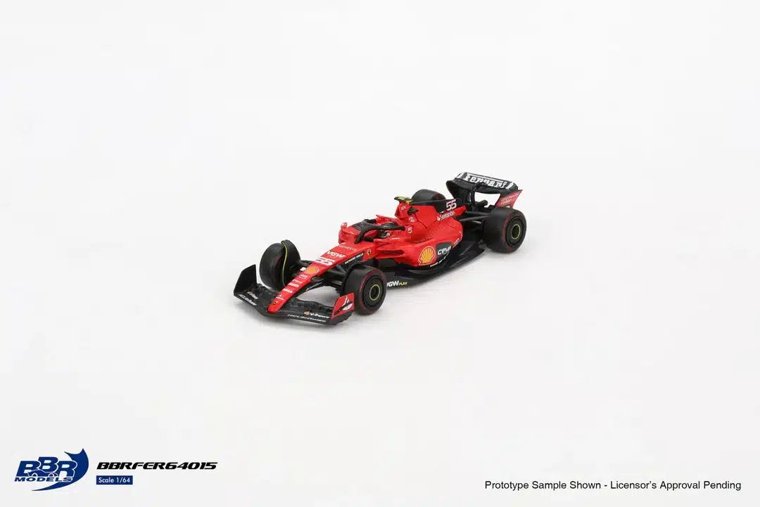Ferrari SF23 #55 Carlos Sainz Bahrain GP 2023 - BBR Models - Scala 1/64 BBRFER64015