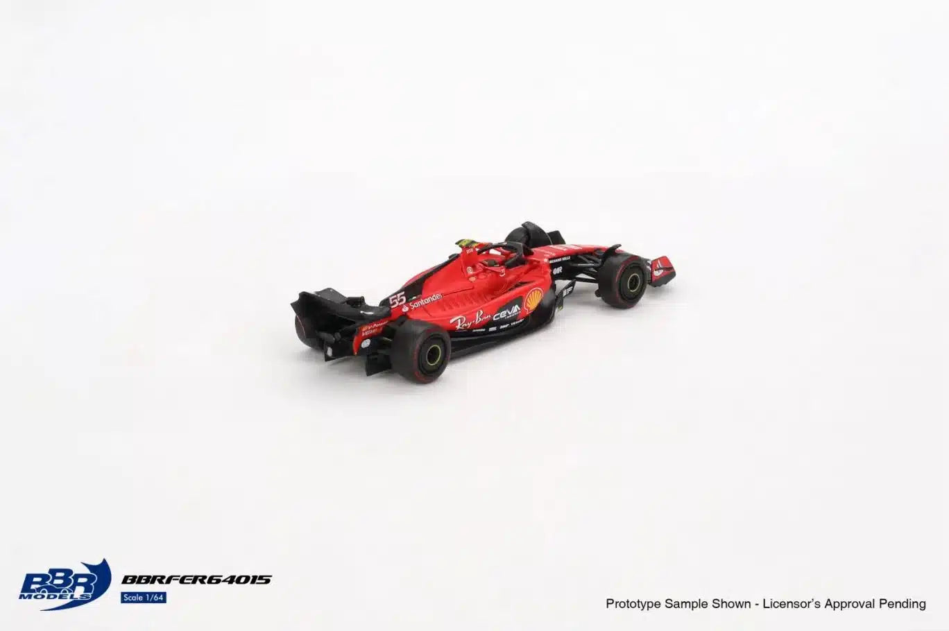 Ferrari SF23 #55 Carlos Sainz Bahrain GP 2023 - BBR Models - Scala 1/64 BBRFER64015