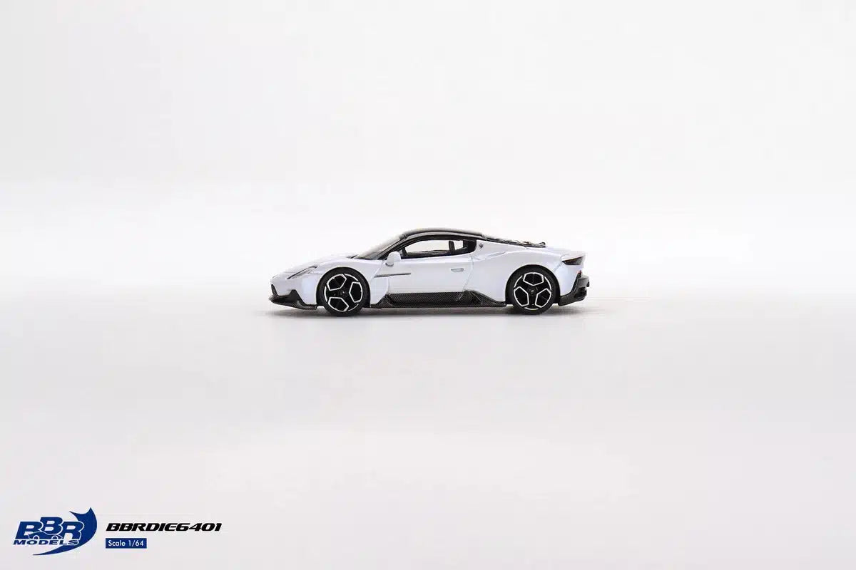 Maserati MC20 Bianco Audace - BBR Models - Scala 1/64 BBRDIE6401
