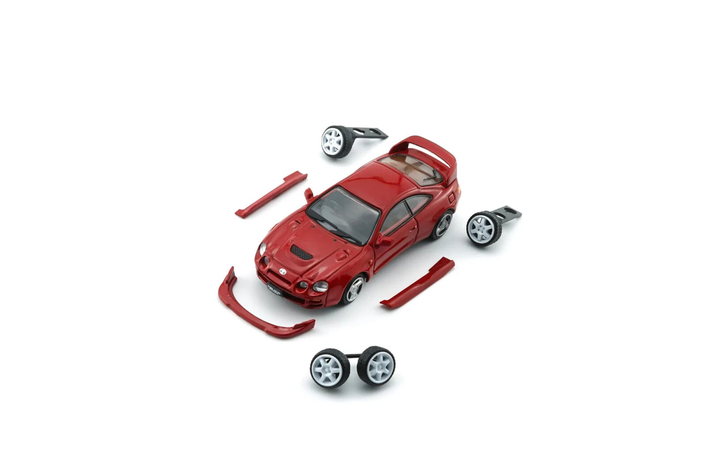 Toyota Celica ST205 1999 GT-Four Red RHD - BM Creations - Scala 1/64 64B0417