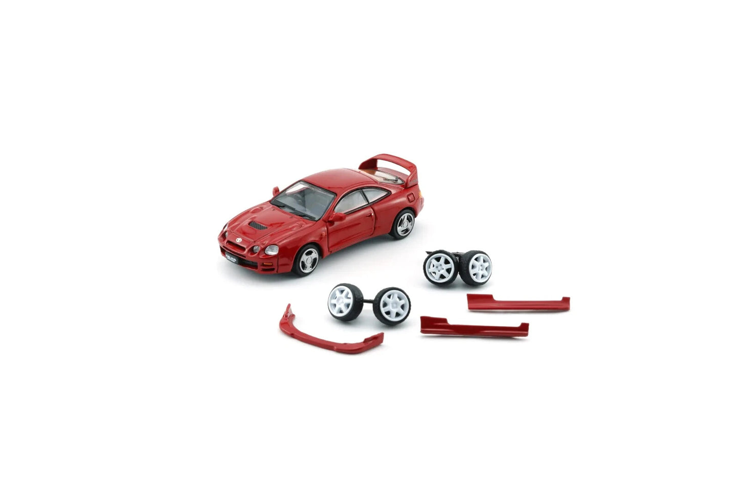 Toyota Celica ST205 1999 GT-Four Red RHD - BM Creations - Scala 1/64 64B0417