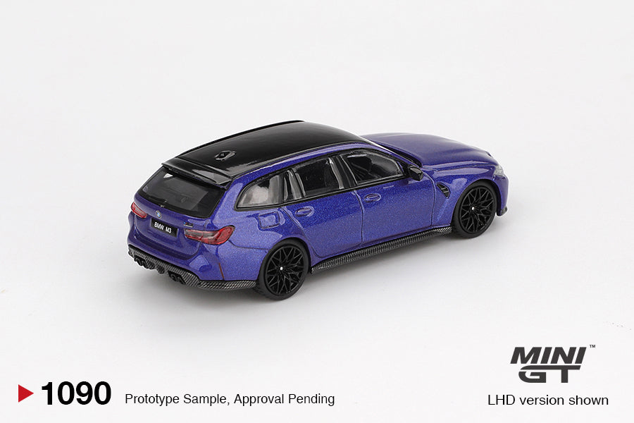 BMW M3 M Performance Touring Portimao Blue Metallic - Mini GT - Scala 1/64 MGT01090-L
