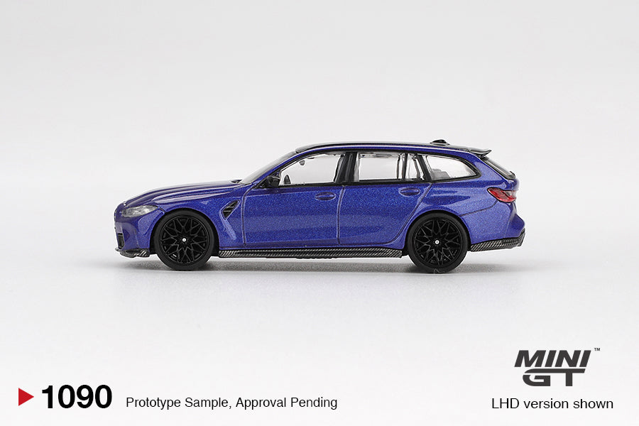 BMW M3 M Performance Touring Portimao Blue Metallic - Mini GT - Scala 1/64 MGT01090-L