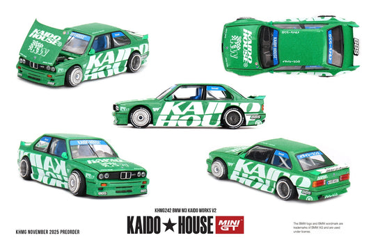 BMW M3 (E30) Kaido Works V2 1989 - Mini GT - Kaido House - Scala 1/64 KHMG242