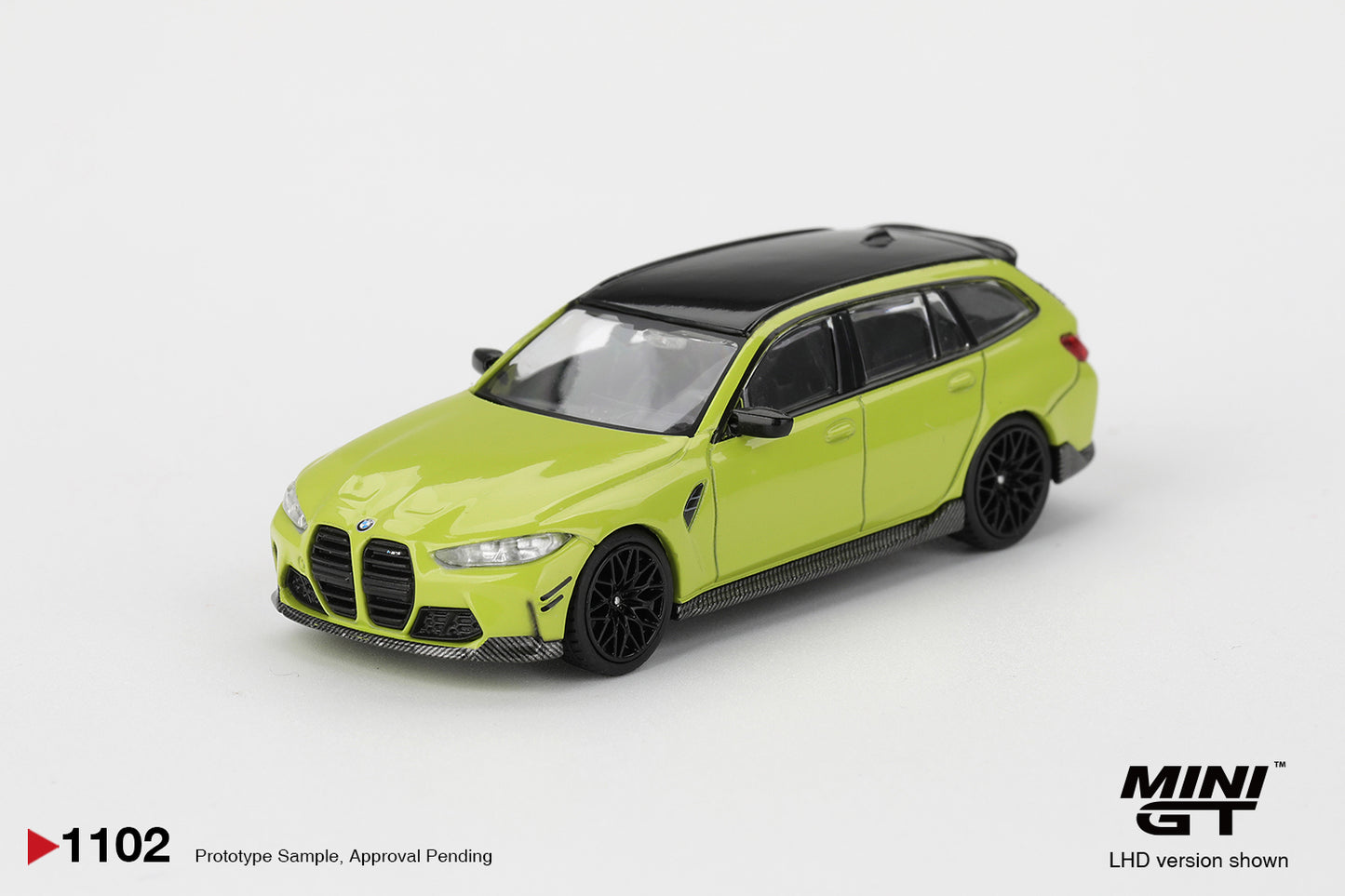 BMW M3 (G82) M Performance Touring Sao Paulo Yellow 2025 - Mini GT - Scala 1-64 MGT01102-L
