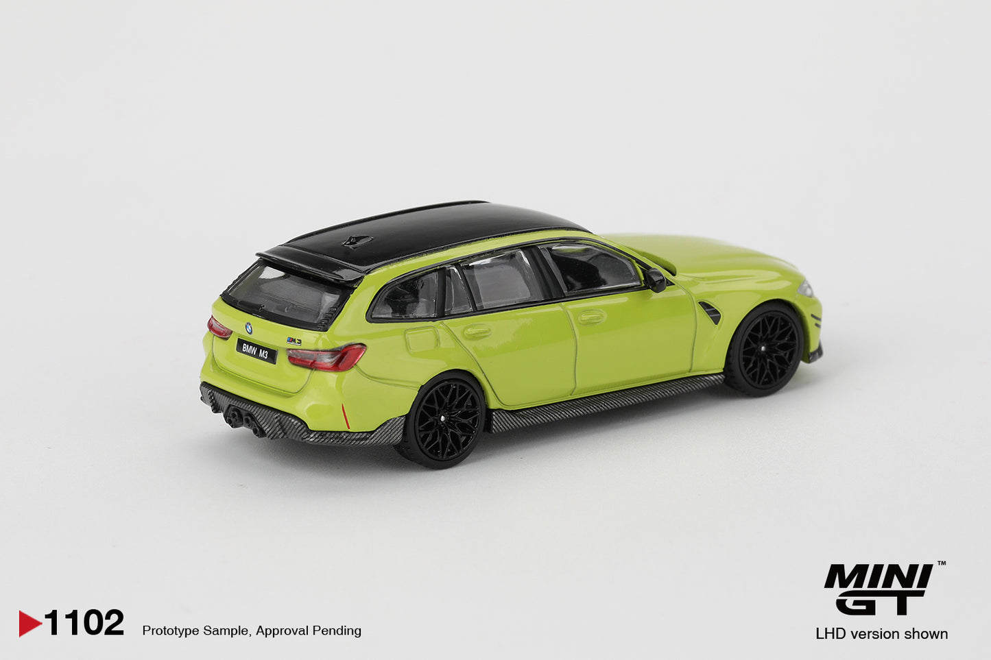 BMW M3 (G82) M Performance Touring Sao Paulo Yellow 2025 - Mini GT - Scala 1-64 MGT01102-L