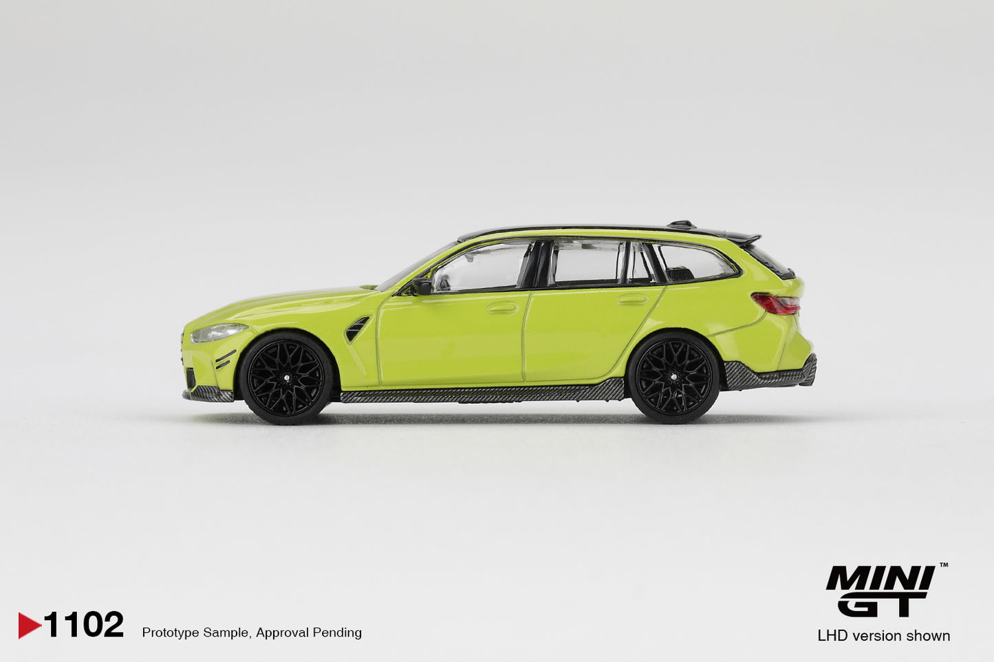 BMW M3 (G82) M Performance Touring Sao Paulo Yellow 2025 - Mini GT - Scala 1-64 MGT01102-L