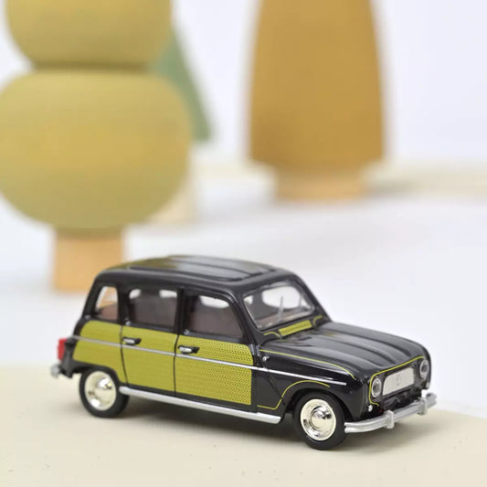 Renault 4 Parisienne 1963 Black and Yellow - Norev - Scala 1/64 Circa