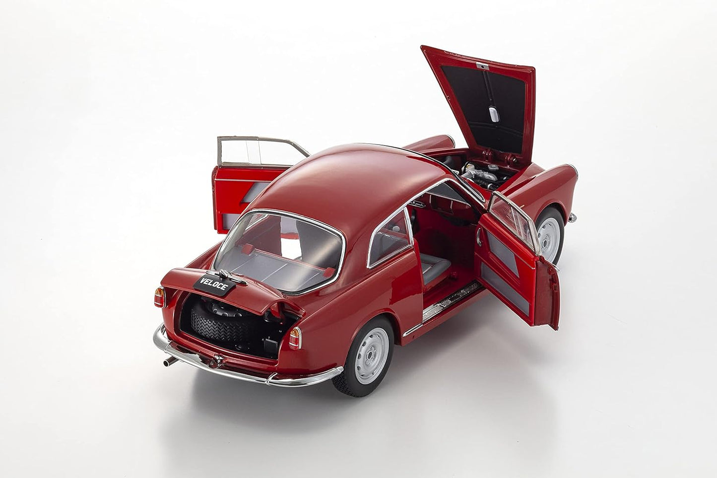 Alfa Romeo Giulietta Sprint Veloce 1956 Rojo - Kyosho - Escala 1/18