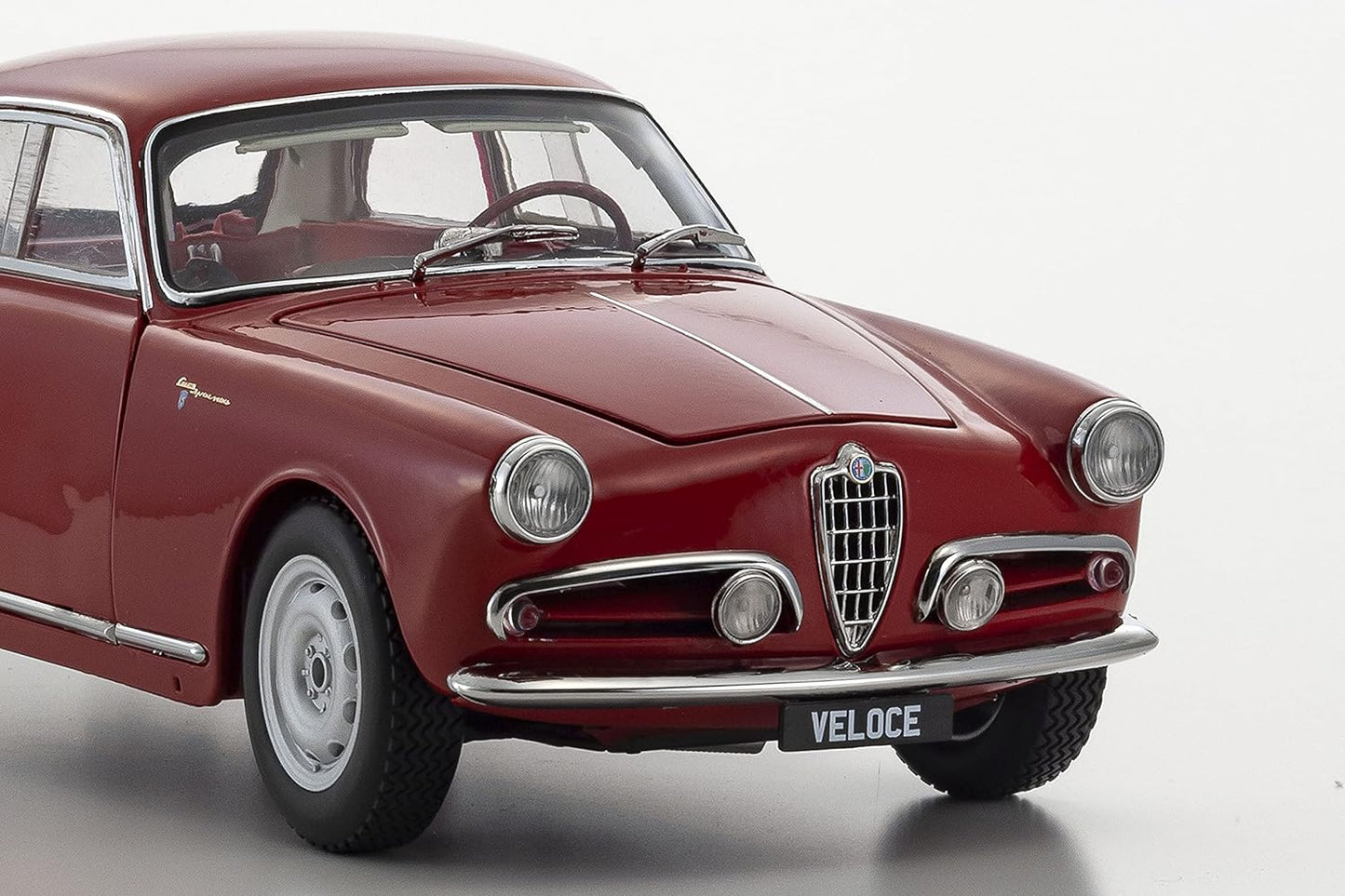 Alfa Romeo Giulietta Sprint Veloce 1956 Rojo - Kyosho - Escala 1/18