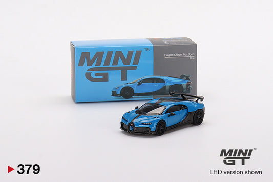 Bugatti Chiron Pur Sport Blue - Mini GT - Scala 1/64 MGT00379