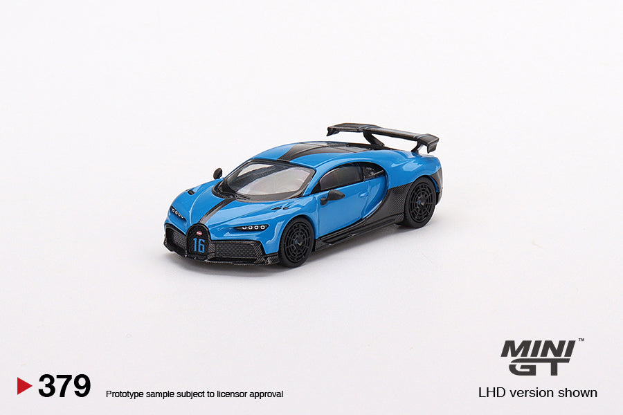 Bugatti Chiron Pur Sport Blue - Mini GT - Scala 1/64 MGT00379