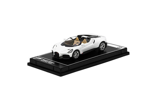 Bugatti Mistral White - PosterCars - Scala 1/64 H23