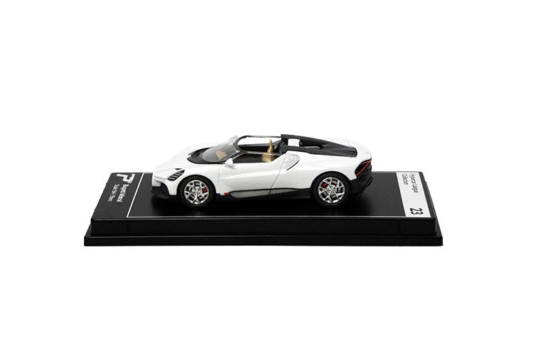 Bugatti Mistral White - PosterCars - Scala 1/64 H23