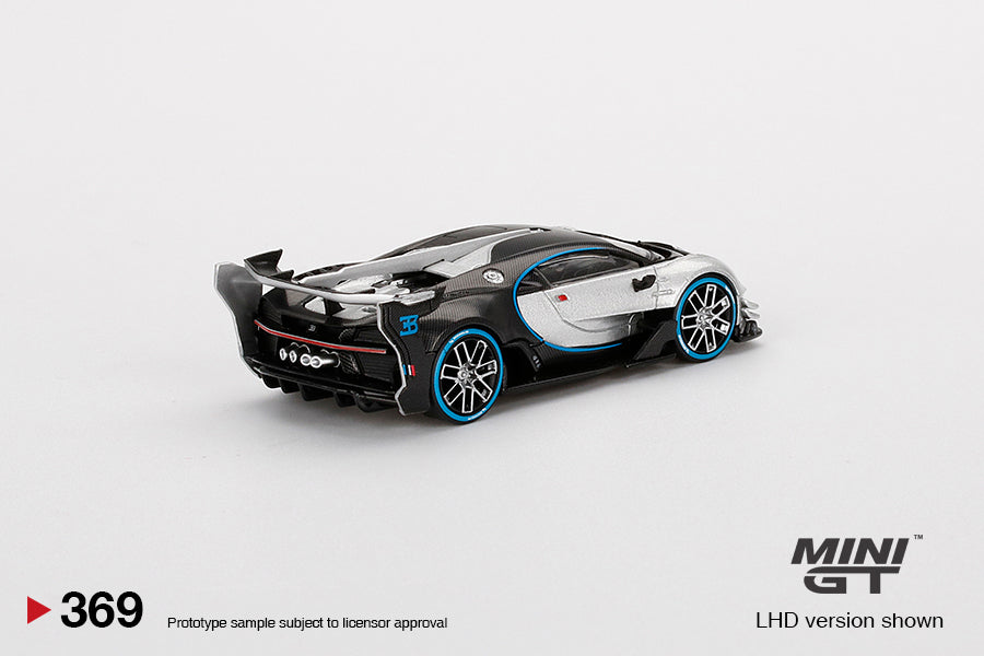 Bugatti Vision Gran Turismo Silver Mini GT Mijo Exclusive - Mini GT - Scala 1/64 MGT00369 Blister