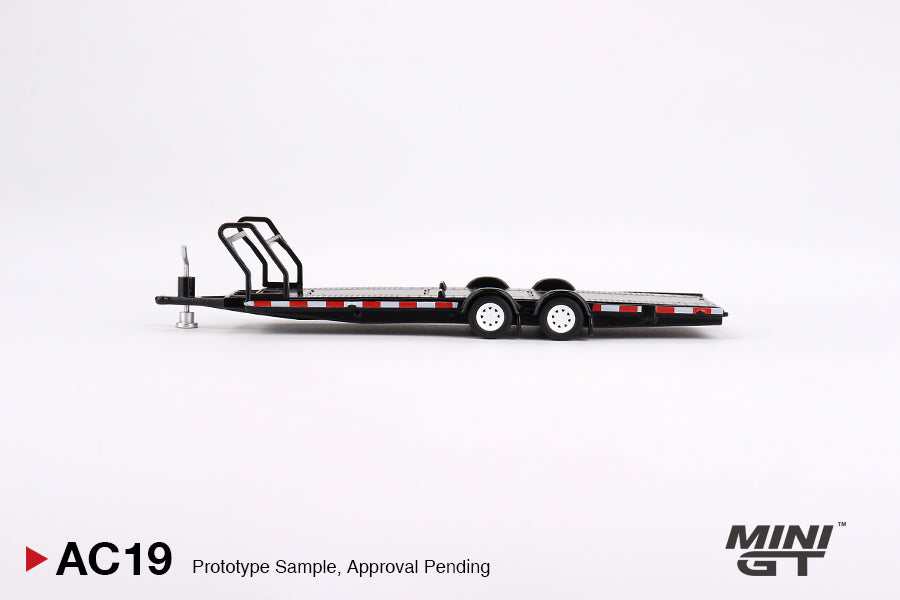 Car Hauler Trailer Black - Mini GT - Scala 1/64 MGTAC19