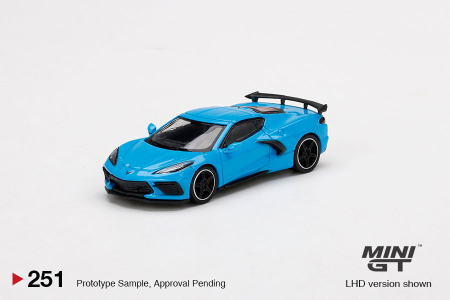 Chevrolet Corvette Stingray Rapid Blue - Mini GT - Scala 1/64 MGT00251