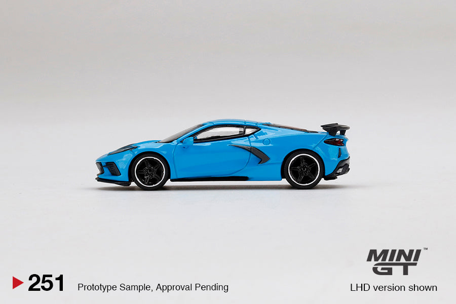 Chevrolet Corvette Stingray Rapid Blue - Mini GT - Scala 1/64 MGT00251