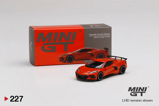 Chevrolet Corvette Stingray Sebring Orange Tintcoat - Mini GT - Scala 1/64 MGT00227